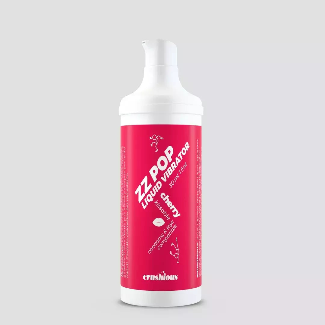 ZZ Pop Kissable Intimate Gel Cherry 30ml – aromatinis stimuliuojantis gelis